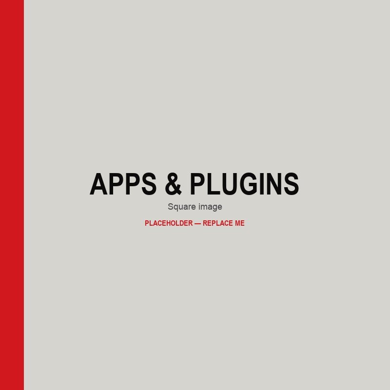 Apps & plugins by Final Print Media
